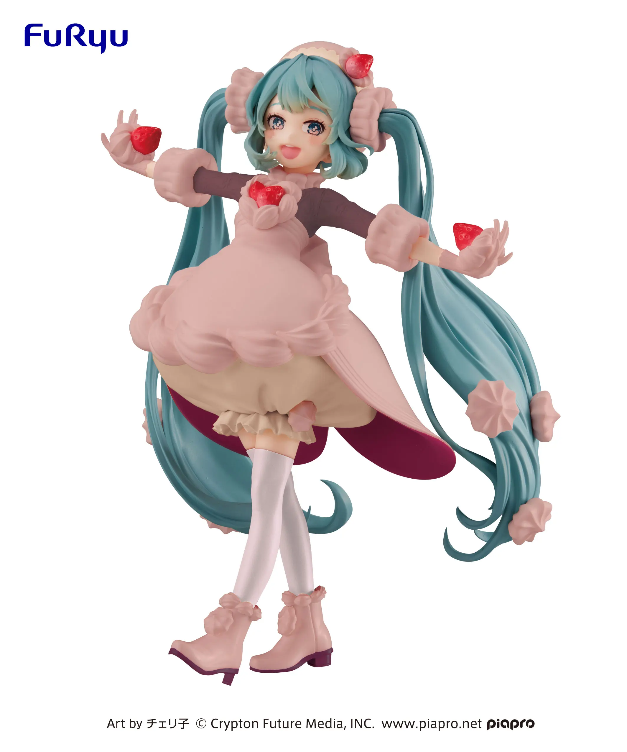 Предварительная продажа, Оригинальные фигурки FuRyu sweetsweet Series Piapro Hatsune Miku клубника, шоколад, кондитерские фигурки аниме, игрушки-модели (art.: 3920bc7a5502f) - 3920bc7a5502f