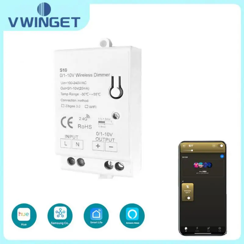

Mini Lighting Adjustable Switch Support Smartthings Dimming Controller Remote Control Wireless Zigbee 3.0 Dimmer Diy Smart Home