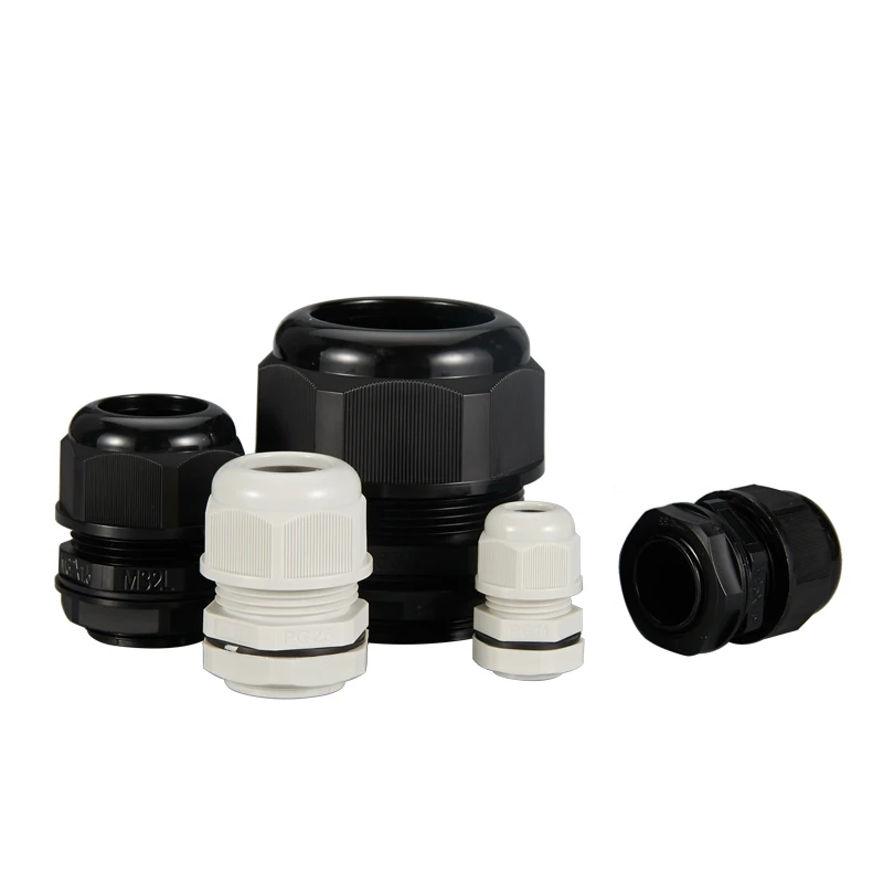Кабельный ввод PG9 соединитель IP67 Пластиковый нейлоновый кабель Фиксированный