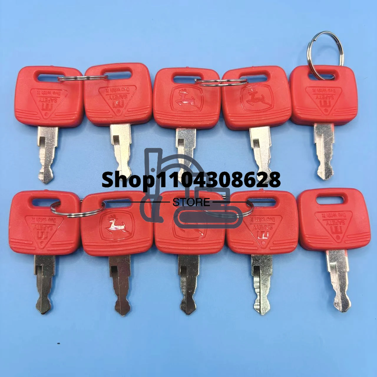 2/10 шт. для ключей зажигания трактора John Deere OEM RE 183935 RE43492 RE71557 Модели 6010 6110 6210 6310 6410