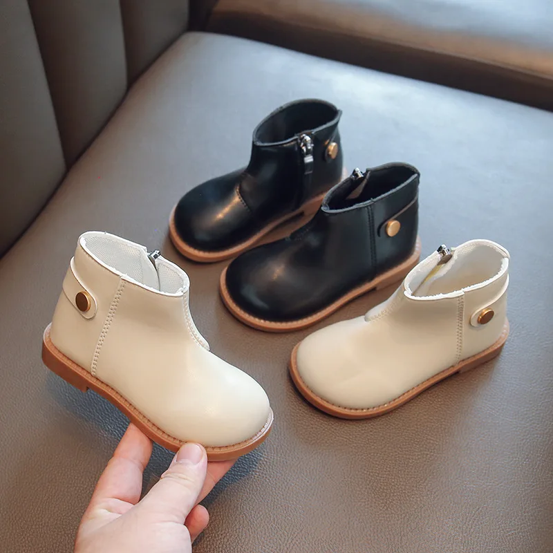 

Girls Boots Spring Autumn Children Fashion Boots Comfortable Princess Shoes Non-slip Soft-soled Outdoor Kids Shoes Size 21-30