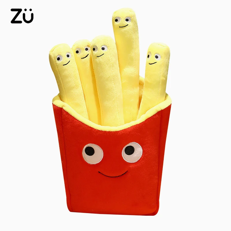 Смешные Мультяшные плюшевые мягкие игрушки ZU с картофельными чипсами