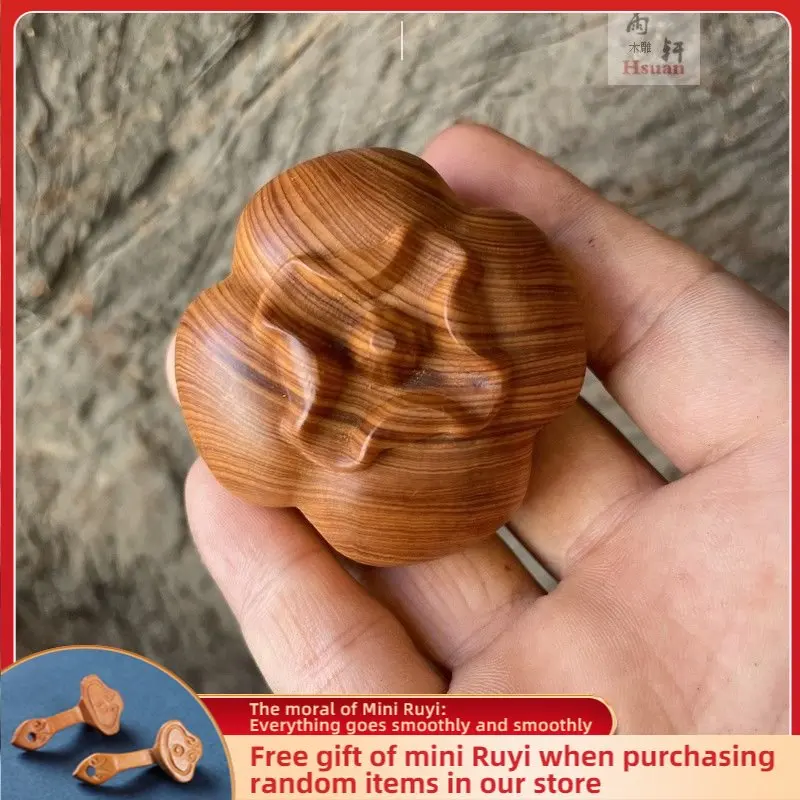 

Blackwood Rosewood Carved Persimmon Meaning Everything Goes Well Chinese Style Home Office Mahogany Decoration Craft Gifts