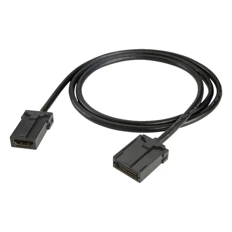 

-Совместим с кабелем типа E для AM/AF 1,5 м, фото-и видеокабель типа E для автомобильного цифрового HD-монитора, воспроизведения аудио и видео