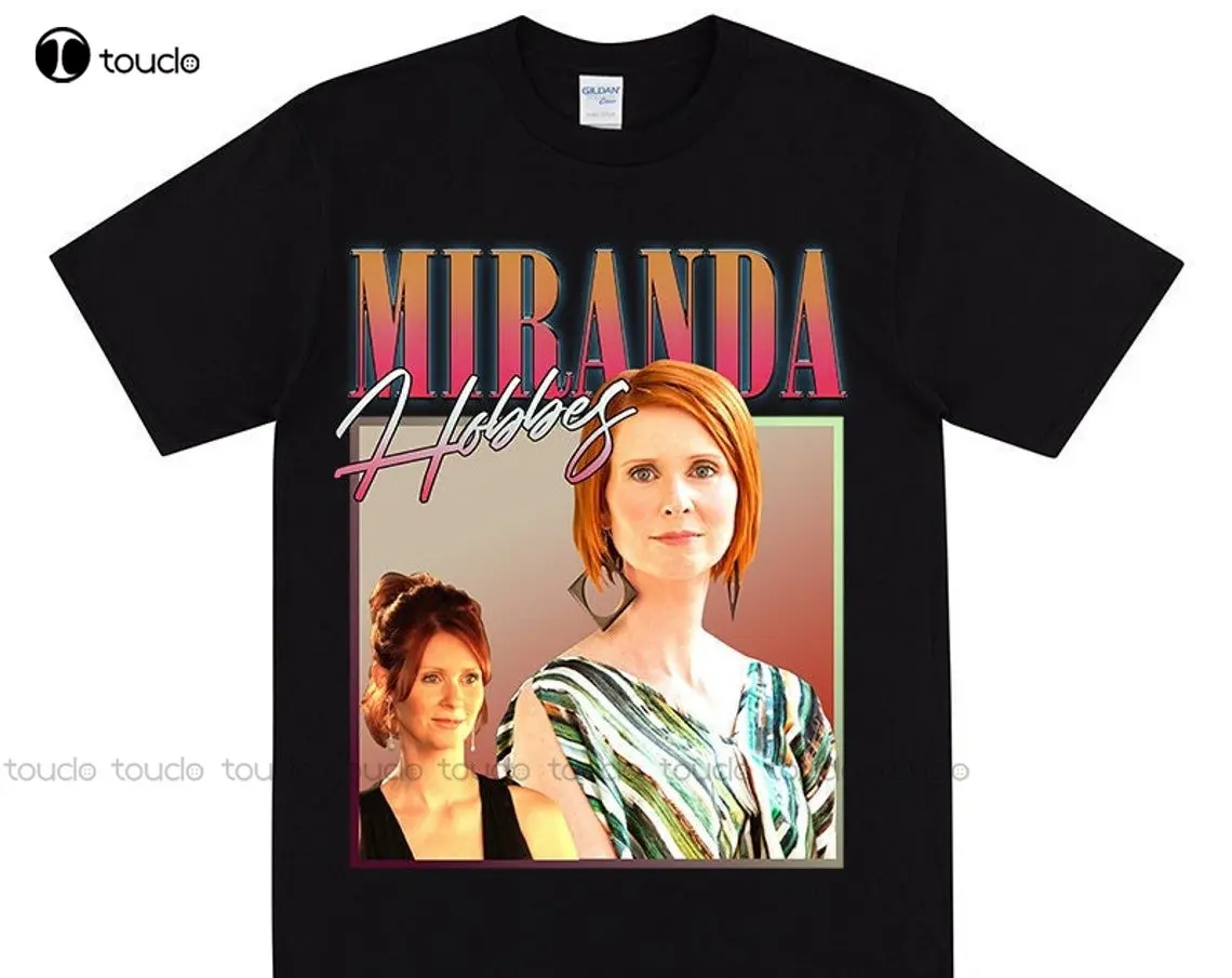 

Miranda Hobbes T-Shirt Vintage 90S Pop Culture Tee For Best Friend'S Birthday Miranda Charlotte Samantha Carrie Xs-5Xl