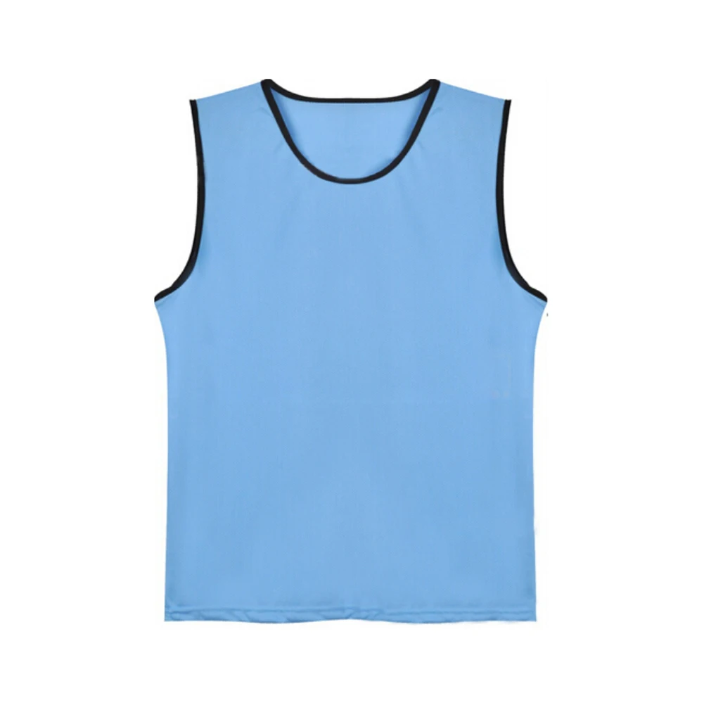 Красочные командные тренировочные жилеты нейлоновая сетка Джерси жилет для