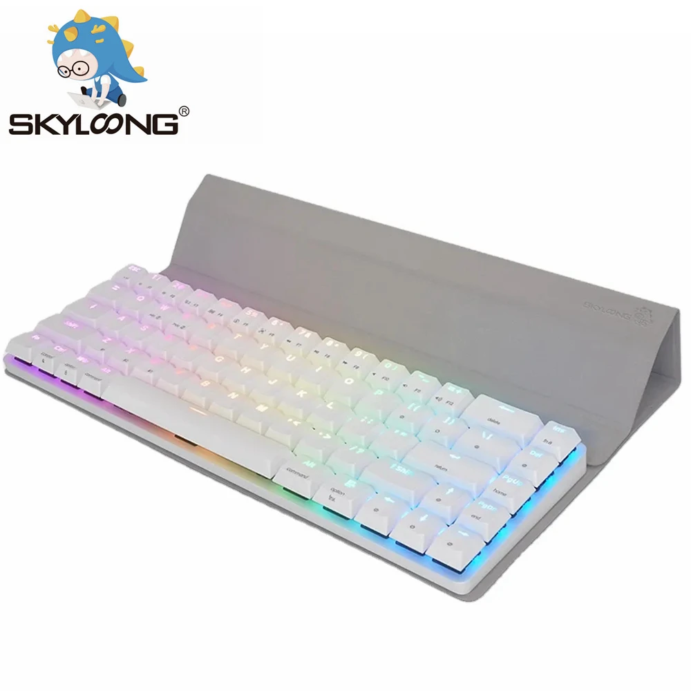 

SKYLOONG NT68 Gateron Low Switches RGB Wireless Bluetooth Mechanical Keyboard For Mini PC Ipad Notebook Laptop Tablets Keyboards