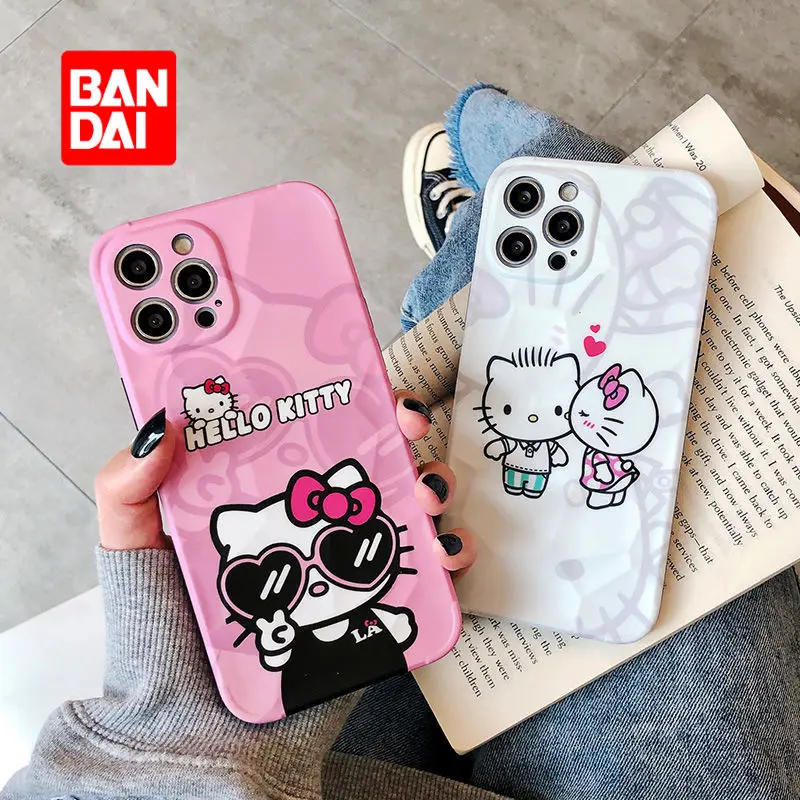 

Bandai Disney Phone Case for iphone 13 13Pro 12 12Pro 11 Pro X XS Max XR 7 8 Plus Kawaii Cartoon Covers All-inclusive Soft Shell