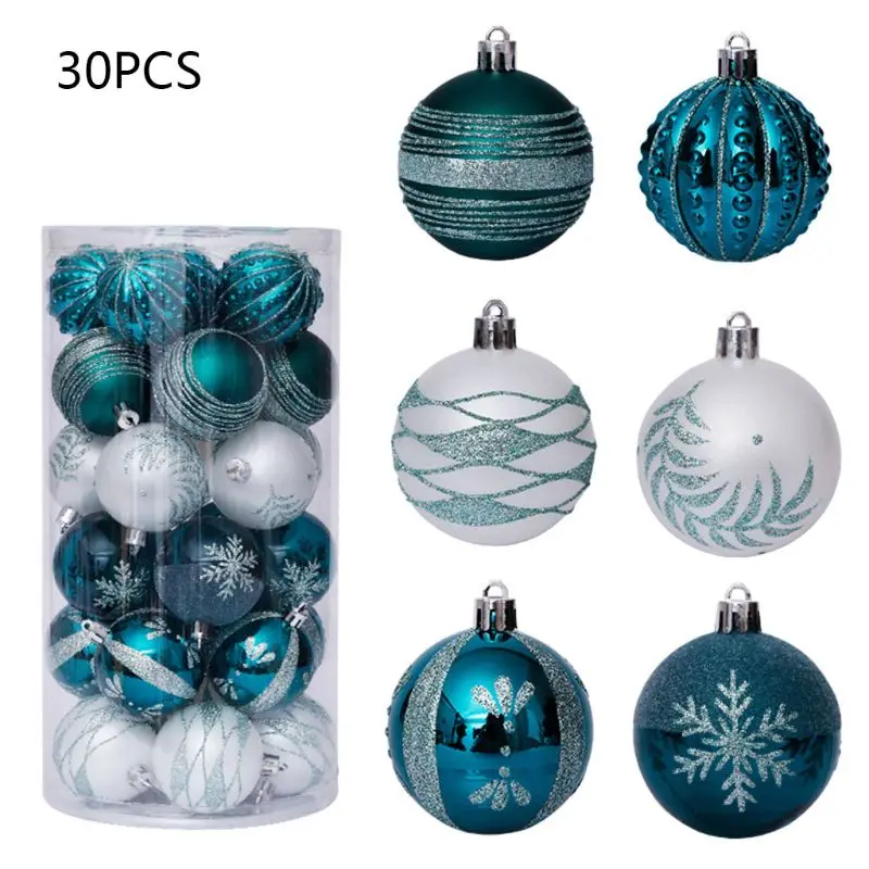 

30pcs Christmas Ball Baubles Decoration Xmas Tree Hanging Ornament Wedding Party 40JA