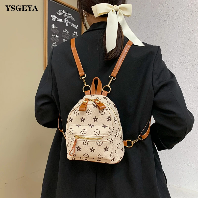 

Женский рюкзак YSGEYA, модные новые элегантные сумки с принтом для девочек, милый маленький рюкзак для путешествий и вечеринок, дизайнерский р...