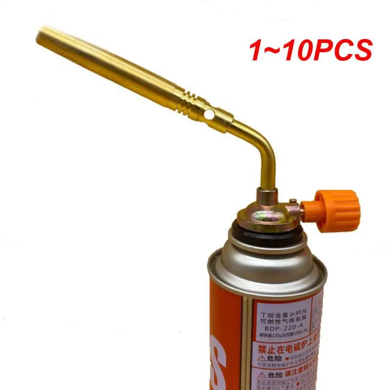 

1~10PCS Welding Gas Flame Gun Butane Burner Brazing Flamethrower Portable Soldering Heat Gun Outdoor Camping BBQ Equipment