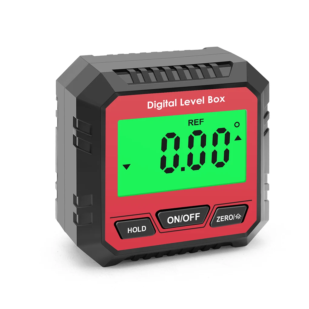 

1/2/3 Digital Level Box Protractor LCD 490° Levels Gauge with Magnetic Base High Precision Angle Protractors Black/Type