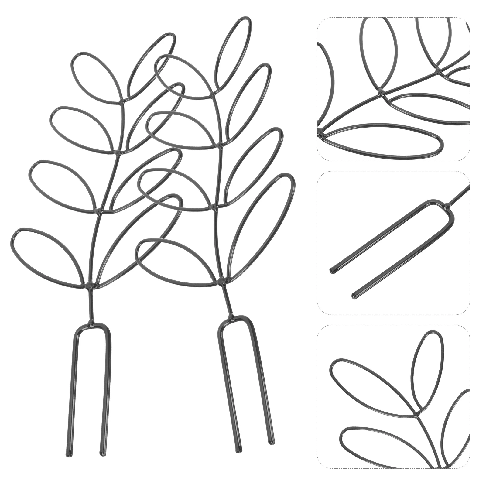 

2 Pcs Vine Stem Support Vegetable Trellis Stakes Olants Supporting Rack Outdoor Climbing Frame