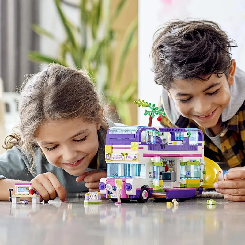 Детский конструктор автобус дружбы серии Good friend 41395