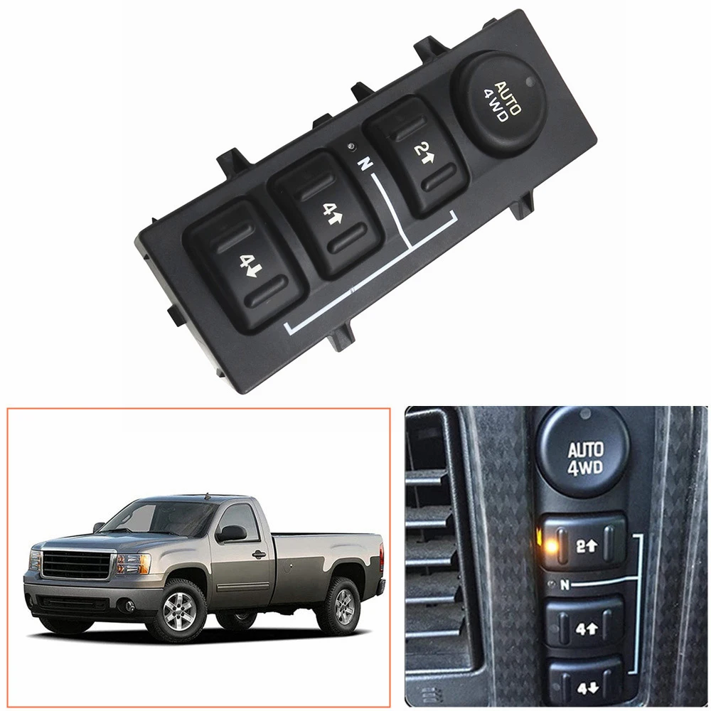 

Переключатель 4WD 4x4 для Cadillac Escalade Chevrolet Tahoe Silverado GMC Sierra Yukon19259313