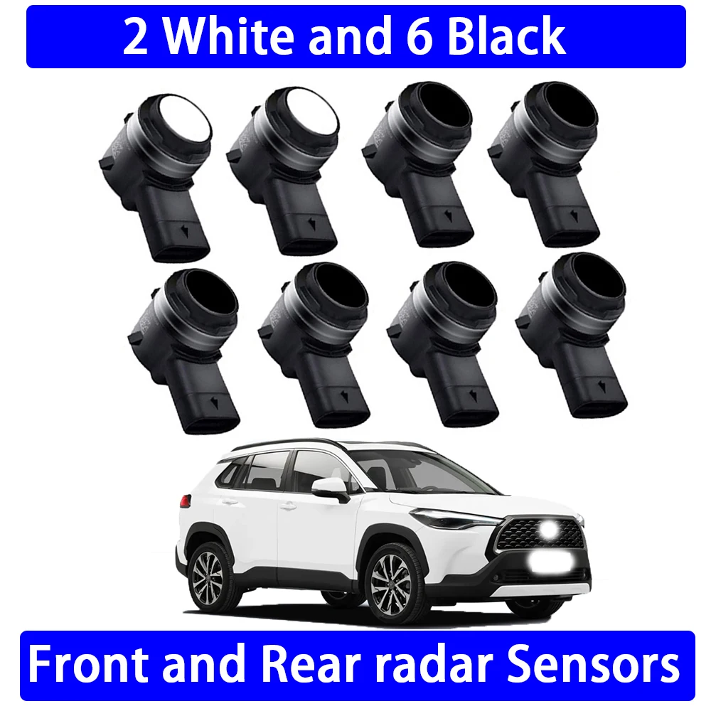 

ZhuCamX передний задний датчик парковки, вспомогательный резервный радар, зуммер для Toyota Corolla Cross XG10 2020 2021 2022