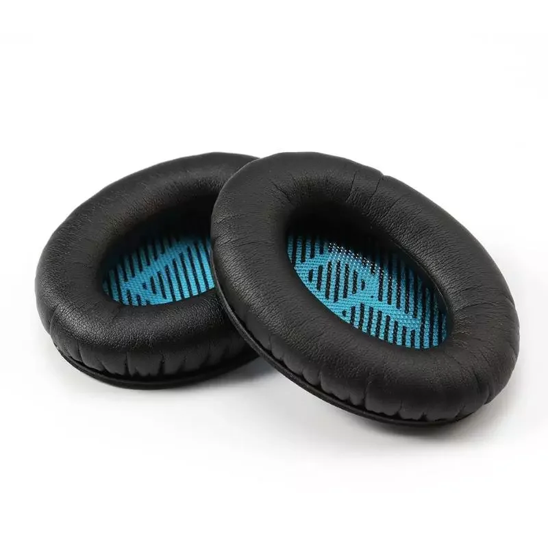 

ALLOYSEED 2Pcs Soft Memory Foam Replacement L/R Leather Ear Pads Cushion For Bose Quietcomfort 2 QC2 QC25 QC15 AE2 Headphones