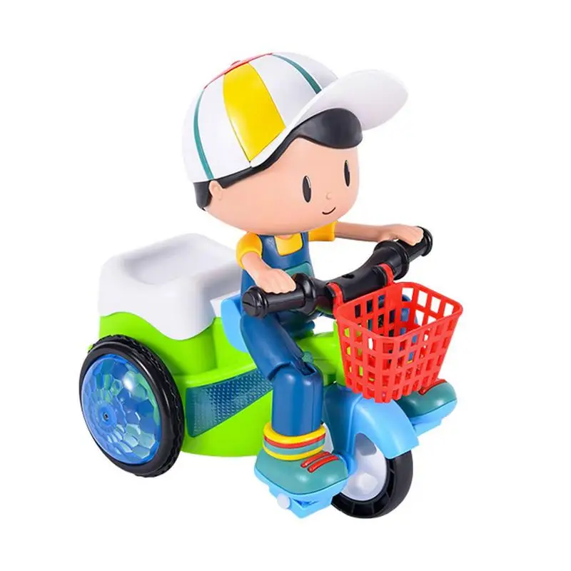 

Stunt Tricycle Cary Toy Robot Toys For Kids Dancing Electric Trike Kids Motorcycle Cartoon Toy Interactive Toy With Music &