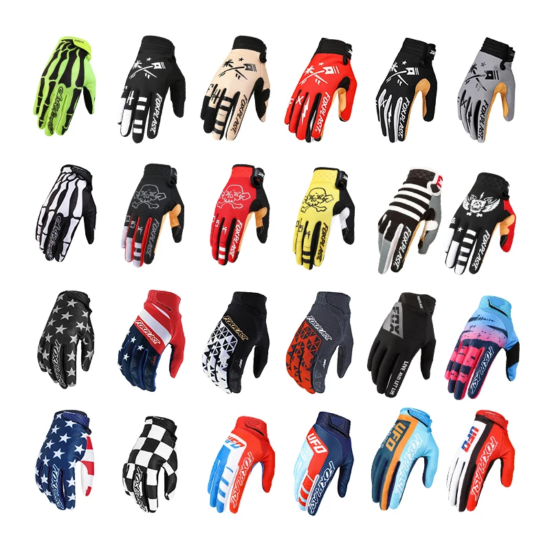 

Men Women Seasons BIcycle Mountain Bike Riding Gloves Motorcycle Long Gloves Racing Team Gloves BMX MTB Motocross Cycling Gloves
