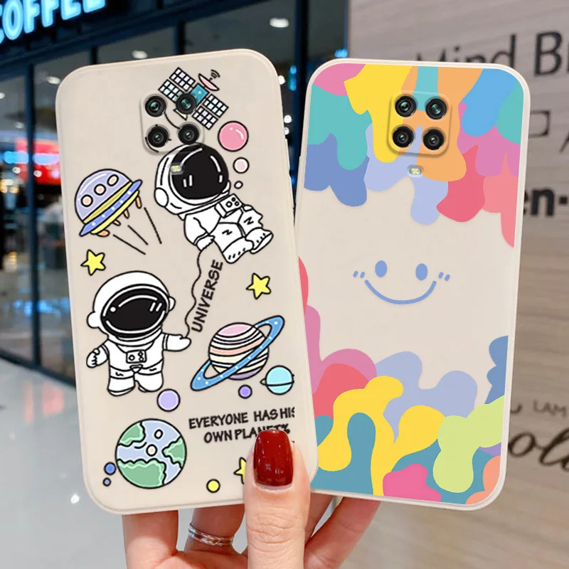 abstract line face smile bear case for xiaomi redmi note 9 case for redmi note 11 11s 10 9 8 pro 9s poco x3 pro mi 11 lite cover free global shipping
