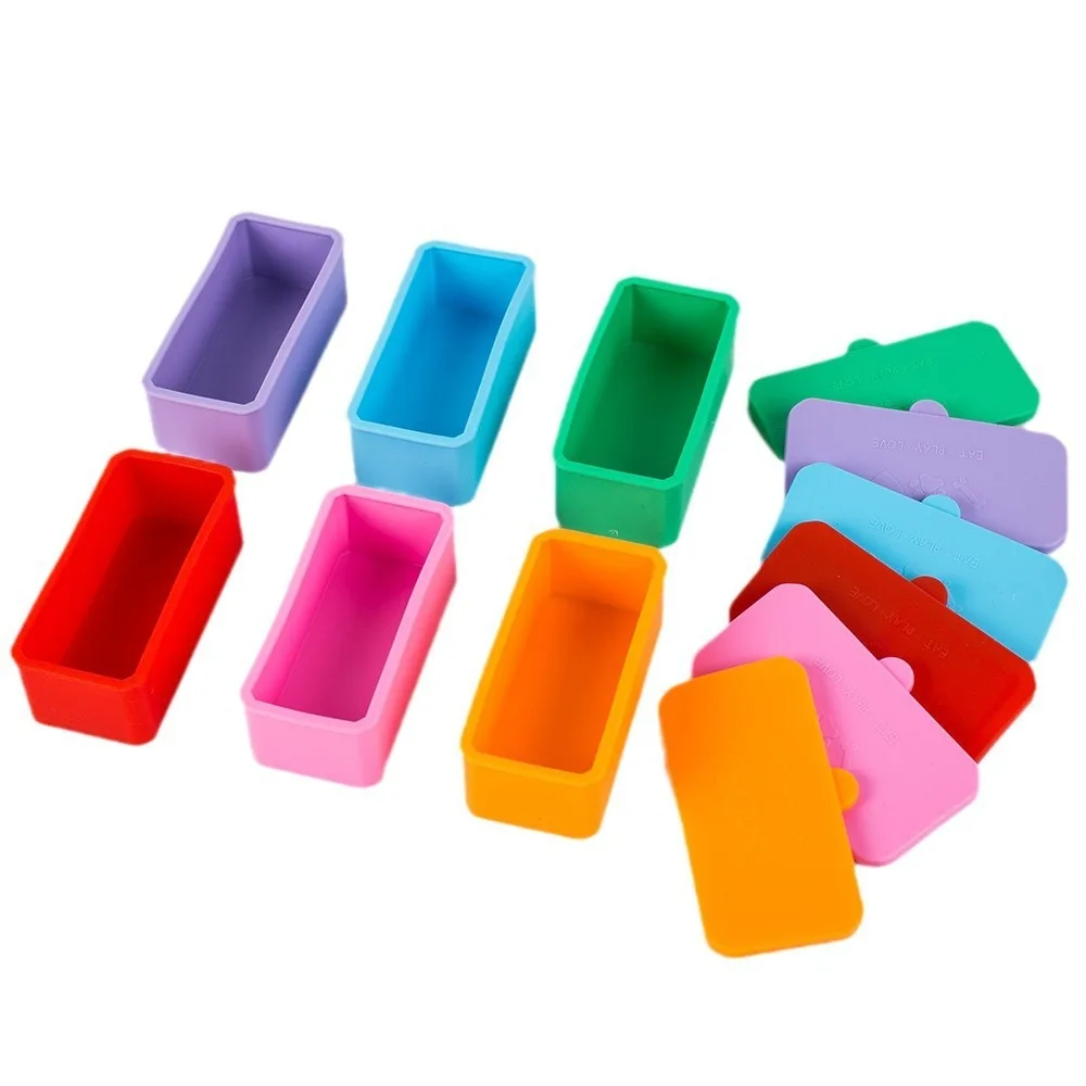 Термостойкий силиконовый ланч-бокс 1/3 шт. с термомиком для сохранения свежести