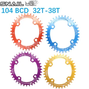 Передняя звезда SNAIL Chainring 104BCD овальная 32T 34T 36T 38T, передняя звезда горного велосипеда