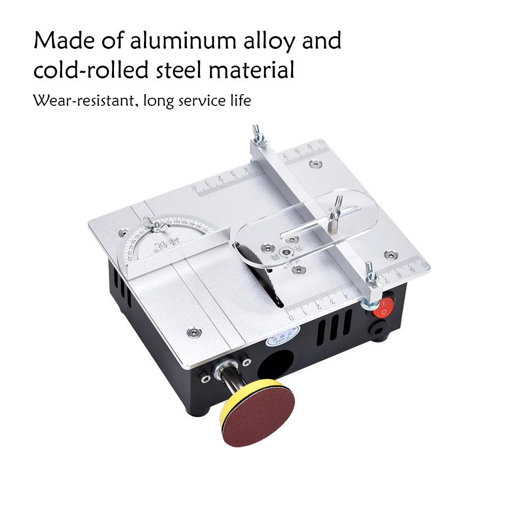 

Настольная мини-пила, Настольный Электрический токарный станок высокой точности с вилкой Стандарта США, 96 Вт, для домашних работ «сделай сам»