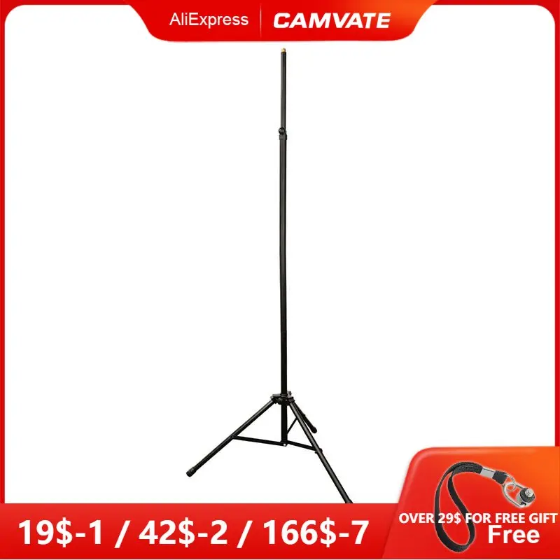 

Штатив CAMVATE складной с регулируемой высотой и винтовым адаптером 5/8 дюйма