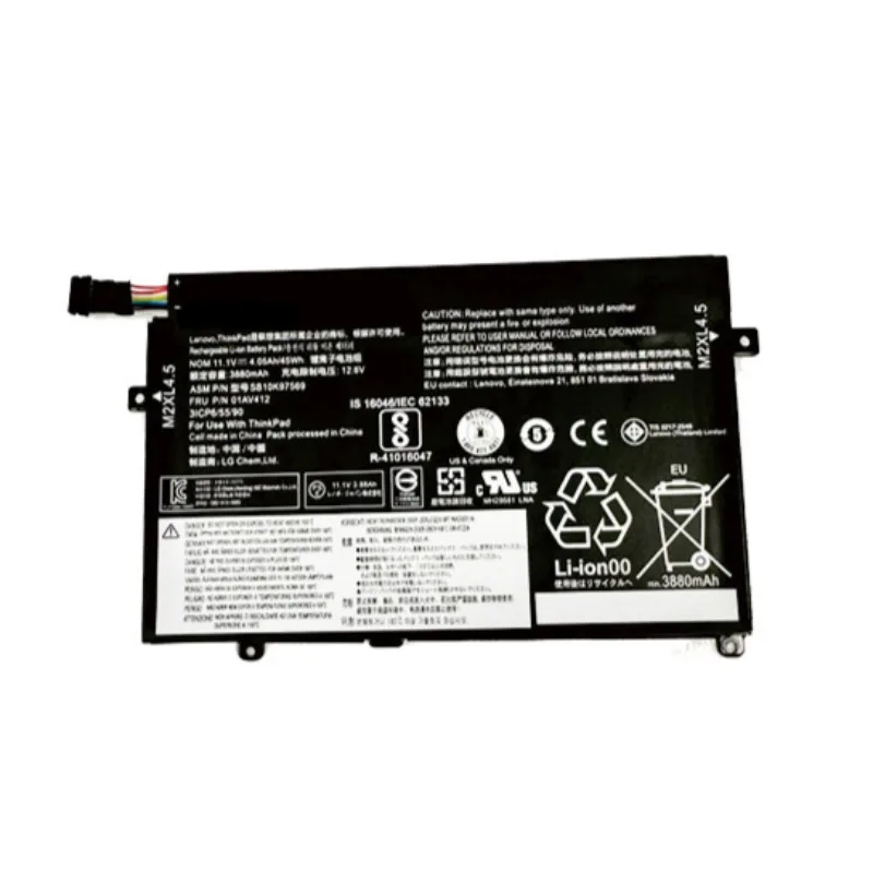 01AV412 01AV413 Для Lenovo ThinkPad E470 E470C E475 Series Аккумулятор для ноутбука 01AV4112 SB10K97568 SB10K97569