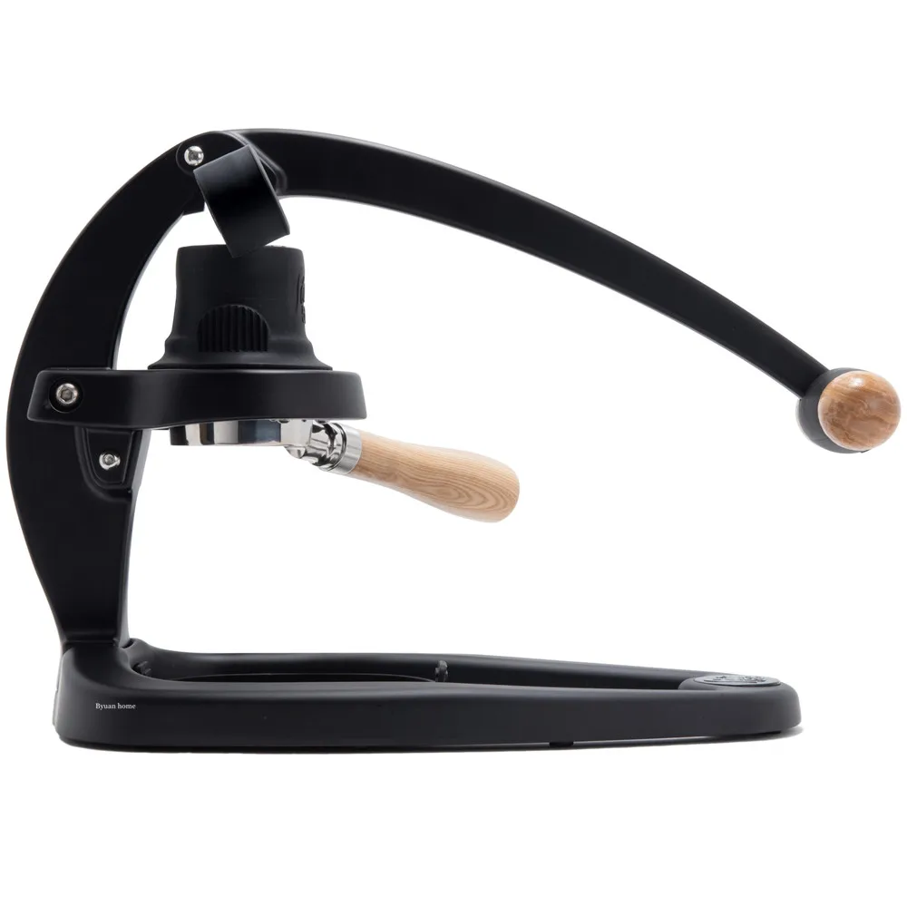 - An All Manual Lever Espresso Maker With Stainless Steel Brew Head And Pressure Gauge