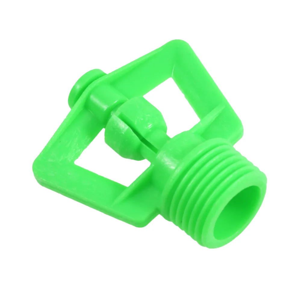

5Pcs Garden Irrigation 360 Degree Rotating Micro Nozzle 1/2" Male Thread Water Miniature Rainlike Rotating Sprinkler Head