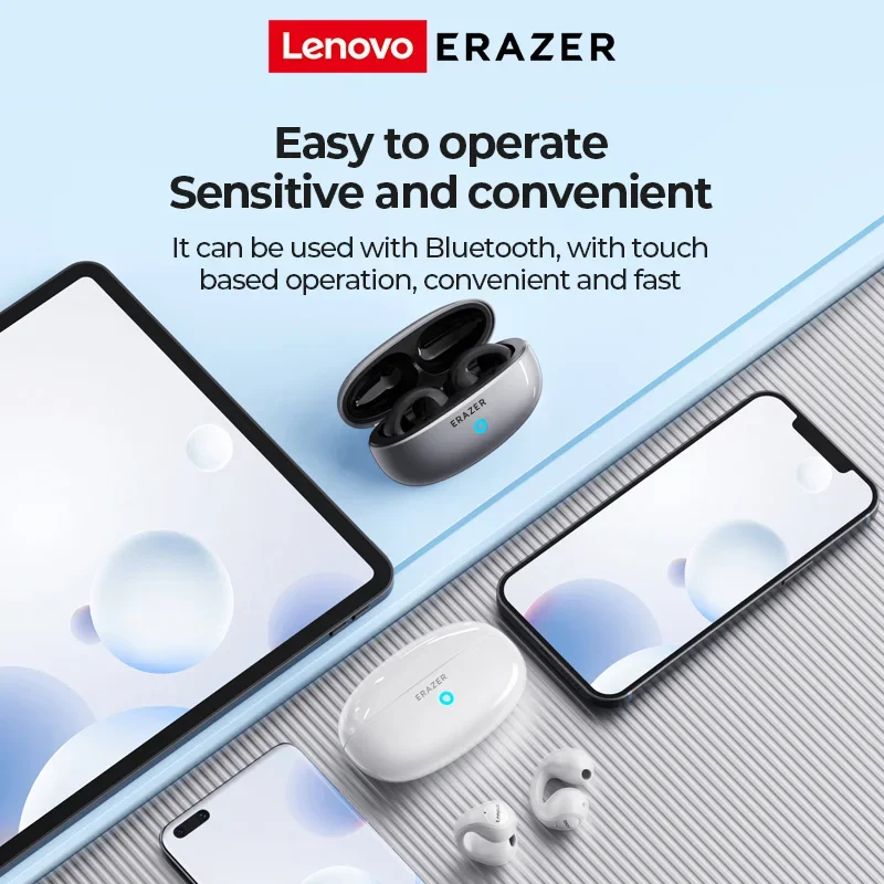 ERAZER XT83 II TWS Беспроводные наушники Bluetooth 5,3 Наушники с зажимом для ушей Дизайн с сенсорным управлением HD Голосовые наушники Спортивная гарнитура 2023 (art.: 3920cc236ff6f) - 3920cc236ff6f