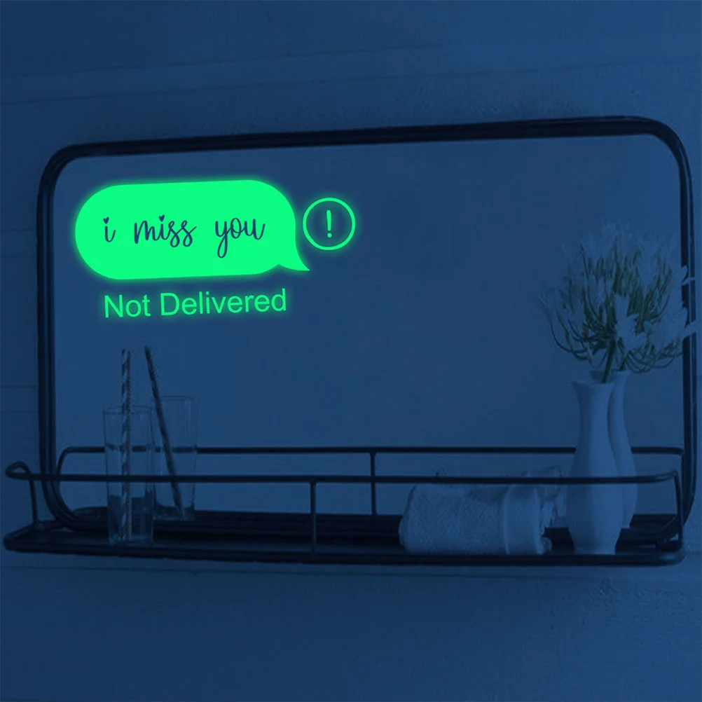 

Mural Glow The Dark Wall Decal Room In Sticker Chat Bubble Window Decals Luminous Star Stickers For Ceiling Bedroom Glowing