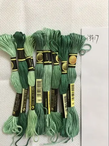 Хлопковые нитки для вышивания XIANGYUANWU'S SHOP-ZBYXZ, 8 шт.