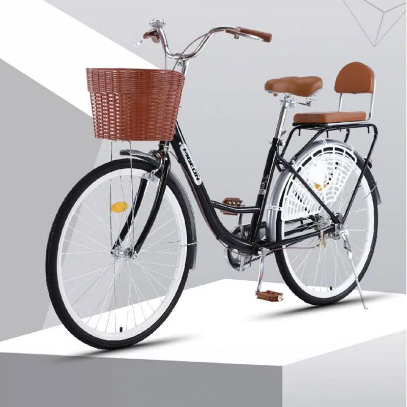 Urban Adults Bicycle Fixie Speed Vintage Basket Single Road Cheap Bicycle Free Shipping Full Suspension Bicicleta Outdoor Sports