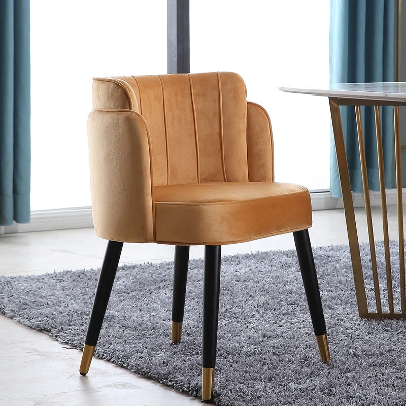 

Armchair Modern Design Chair Meditation Upholstered Luxury Office Chair Metal Furniture Nordic Minimalist Chaises Home Furniture