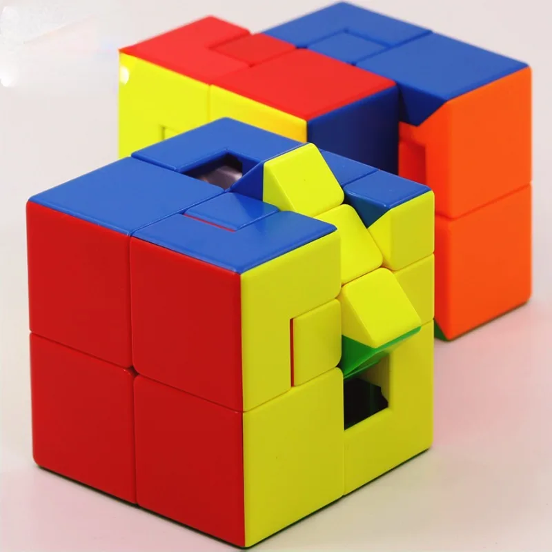 

Оригинальный новый продукт, волшебные кубики, 3x3x3, без наклеек, кубики, классный пазл, 3x3, кубик 1, 2, профессиональная развивающая игрушка