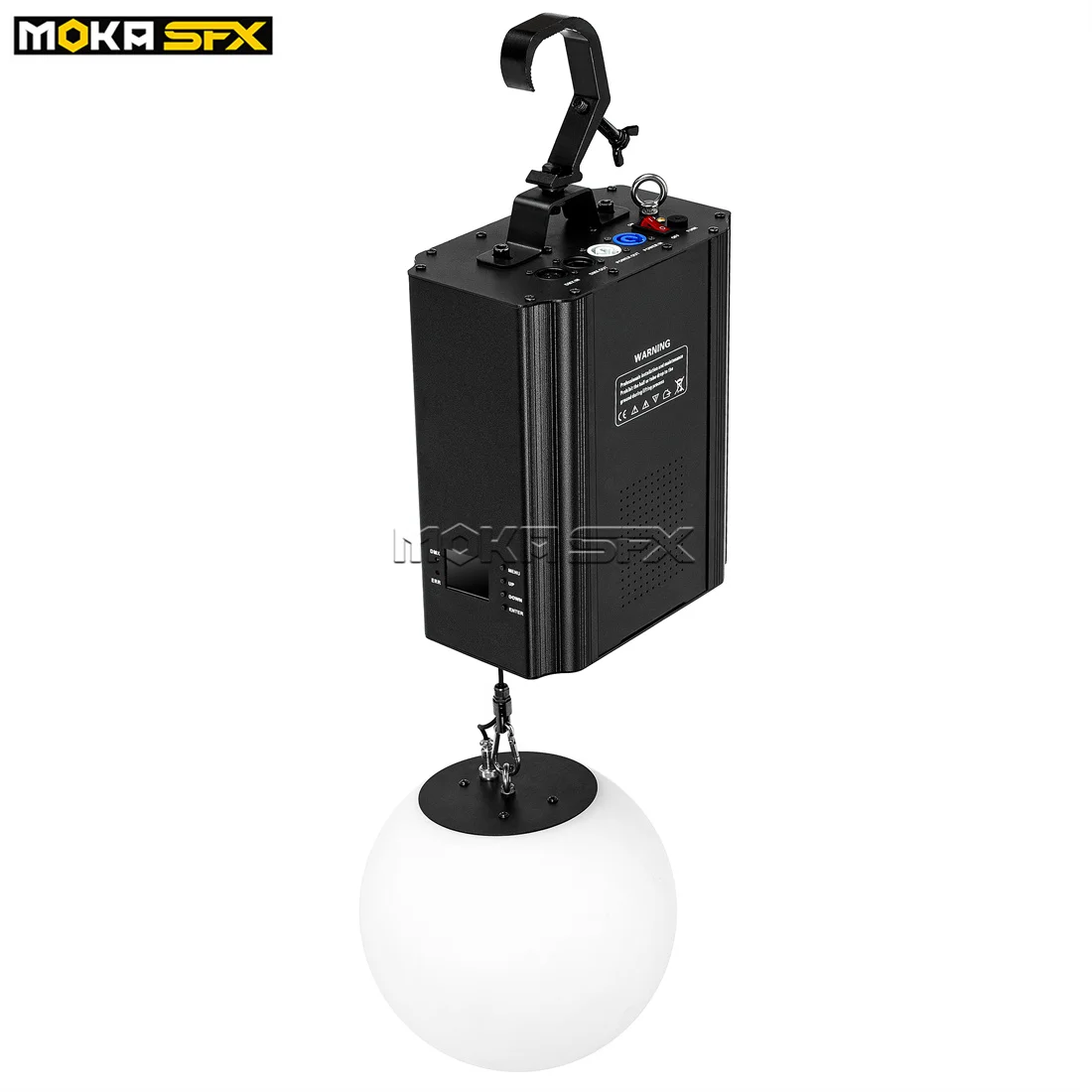 

MOKA SFX 3D Up Down Lifting System DMX RGB LED Lifting Ball Wave Effect Winch Colorful Kinetic Stage Light Ball For DJ Disco