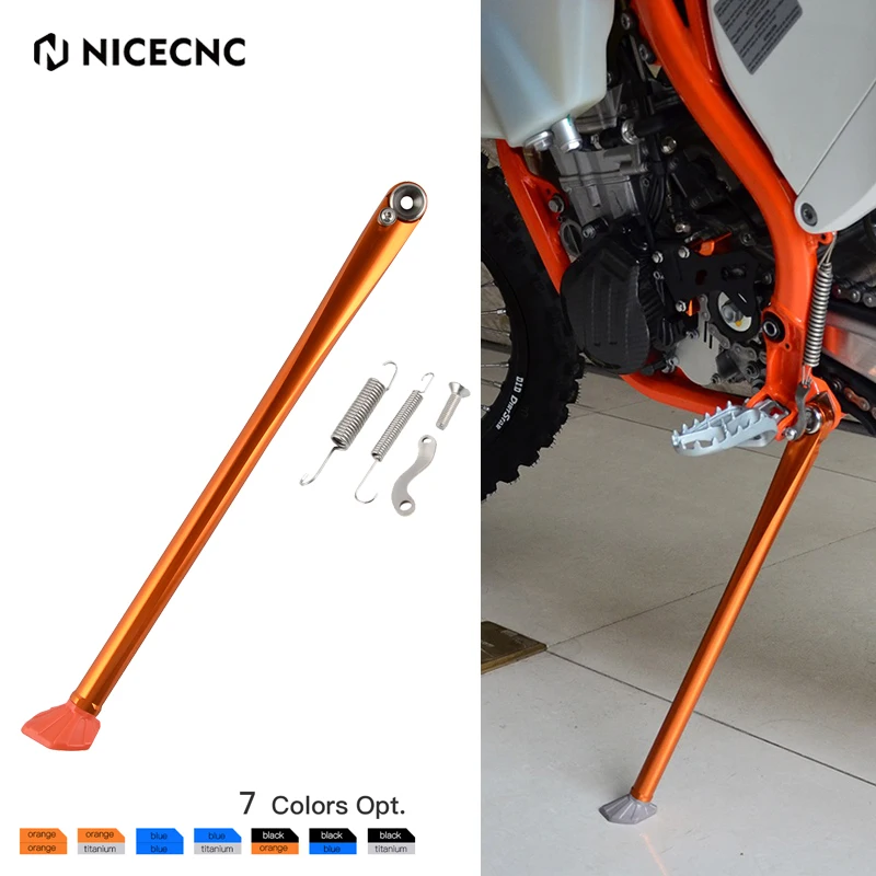 

Motorcycle CNC Aluminum Kickstand Kick Side Stand For KTM EXC EXCF XCXCW XCF XCFW TPI Six Days 125 250 300 350 400 500 2017-2022