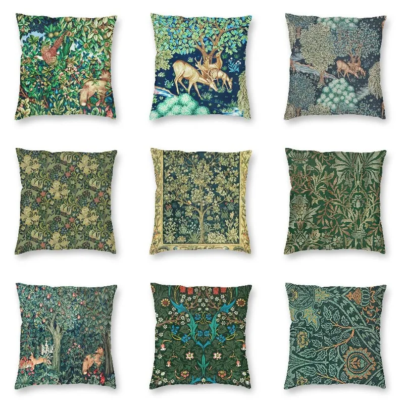 

Home Decor Fox and Pheasant Tapestry Pillowcase Living Room Decor Bedroom Pillowcase Pattern Car Seat Cushion