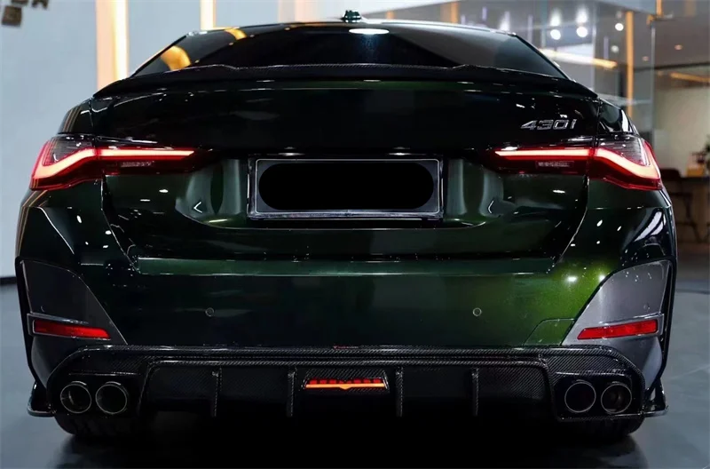 Высококачественные боковые юбки из сухого углеродного волокна в стиле TAKD с