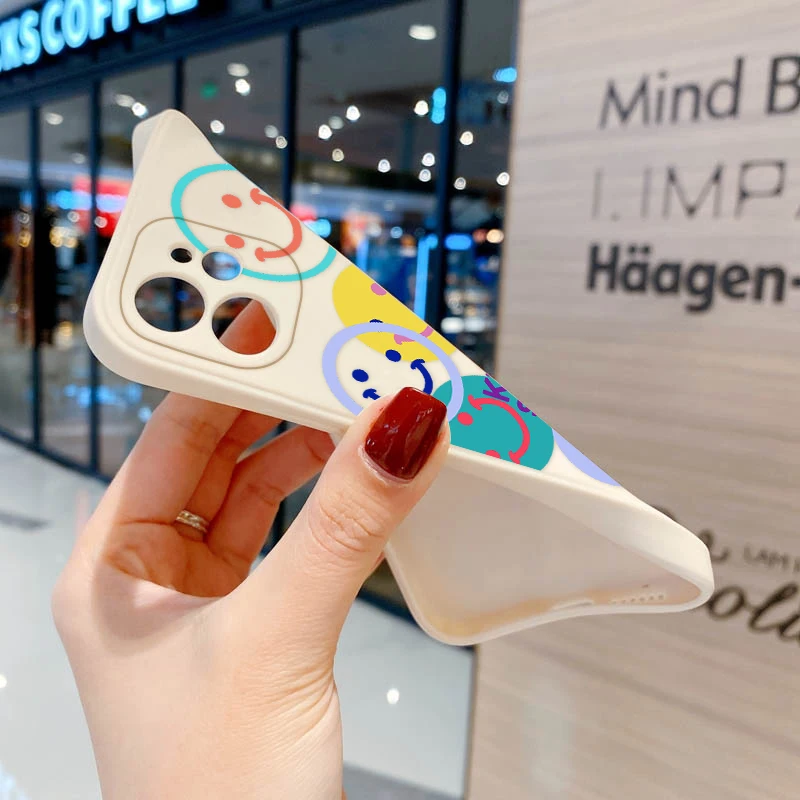 cute bear smile phone case for xiaomi redmi note 9 case for redmi 9 9t note 8 9 10 7 pro 9s 10s 11s poco x3 pro mi 11 lite cover free global shipping