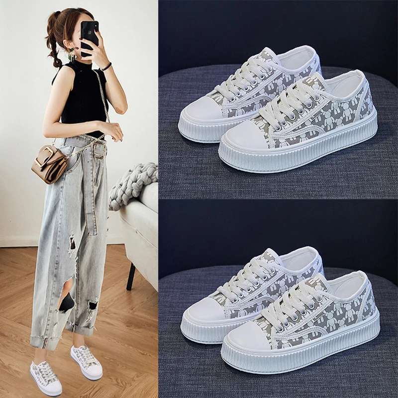 

Women's Vulcanized Walking Running Shoes Casual Lightweight Tennis Athletic Workout Sports Breathable Fashion Sneakers