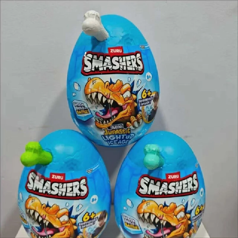 Игрушка-яйцо Zuru Smashers Mini Glacier Dinosaur Escape: Тираннозавр Рекс, светящаяся фигурка-пазл, коллекционная, подарок на день рождения (art.: 3920dc08e5eaf) - 3920dc08e5eaf