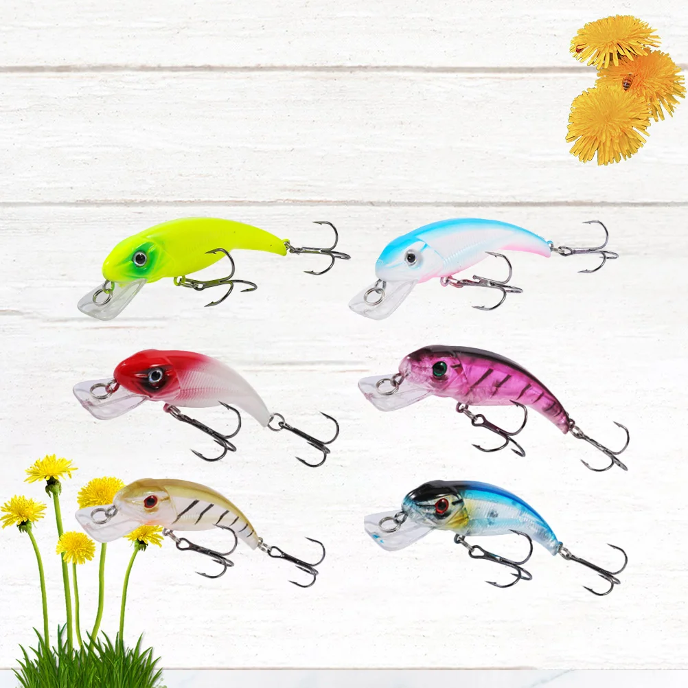 

6pcs Artificial Fishing Fishing Baits Tackle for Kids Home Outdoor Saltwater Freshwater Fishing 77CM 63G ( )