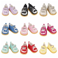 doll handmade shoe 7cm shoes for 18 inch american43cm baby new born doll accessories for generation girls toy diy