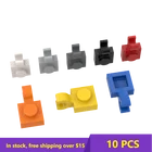 Продольная Зажимная пластина ldd61252 61252 1x1, универсальные детали для строительных блоков, игрушки сделай сам, 10 шт.