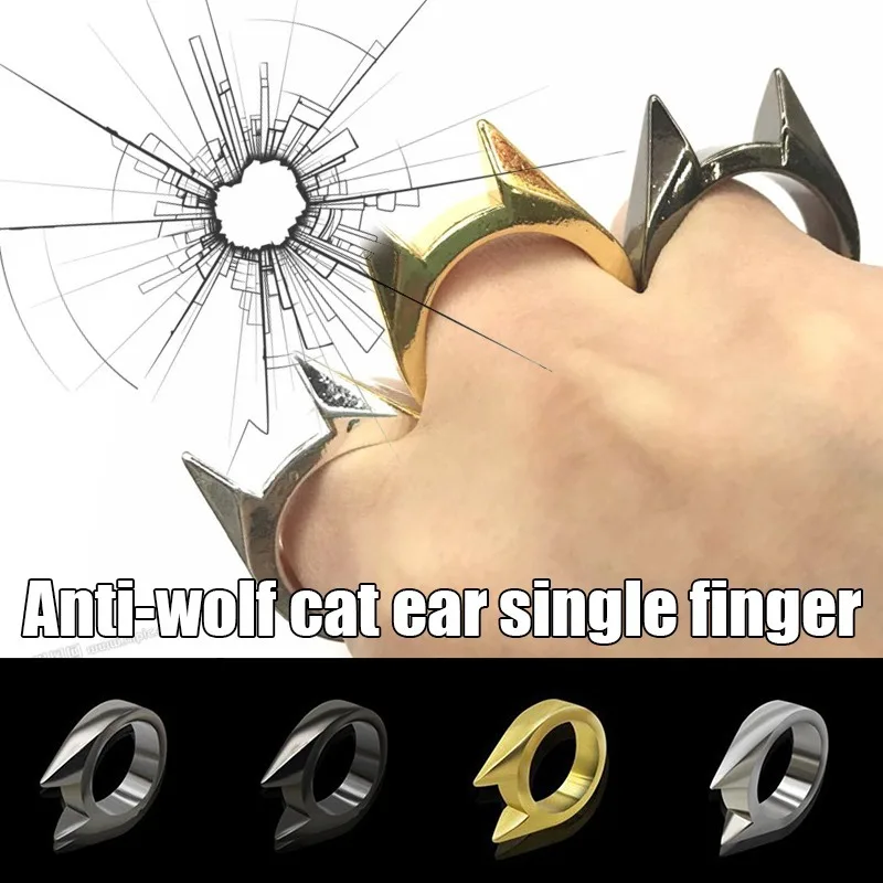 

1 шт., кольцо из нержавеющей стали для самообороны