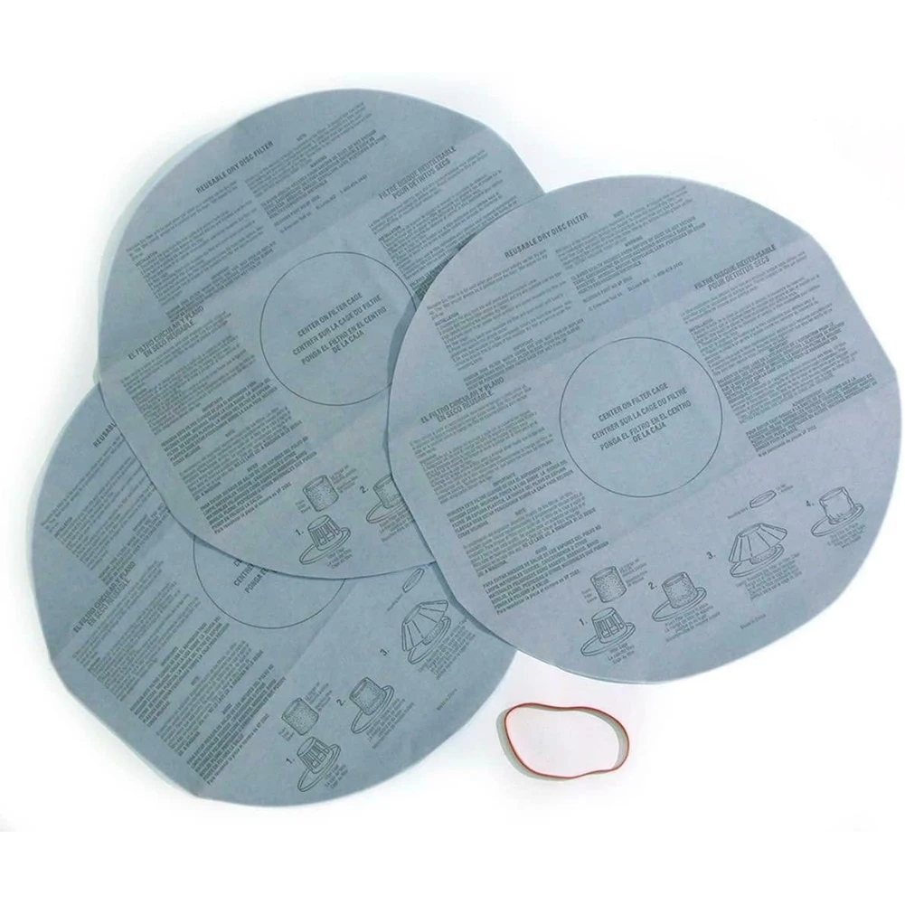 

3pcs Multi-Fit Wet Dry Vac Filters For Shop-Vac VF2002 Vacuum Cleaner Replacement Robot Sweeper Spare Part For Dust Filter