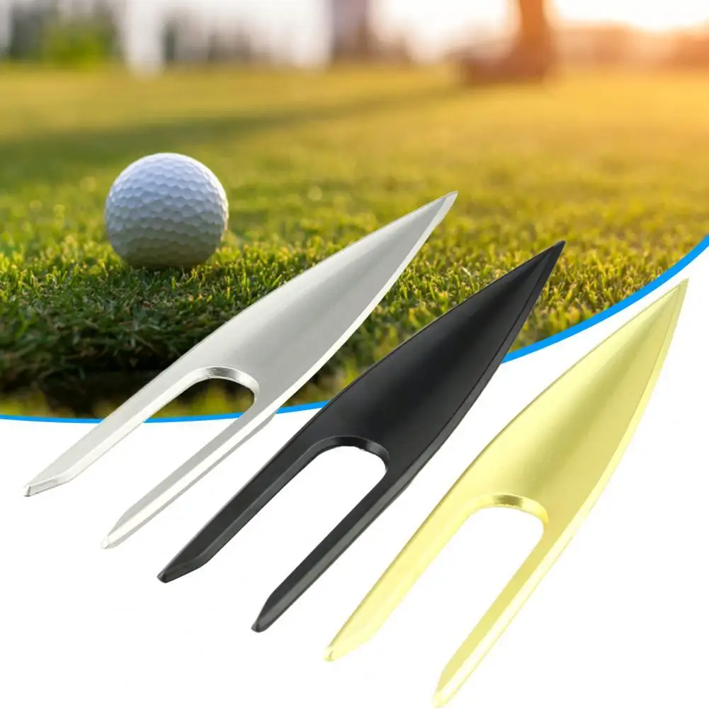 

Mini Golf Divot Tool Mark Position Zinc Alloy Magnetic Absorption Golf Pitch Fork Golf Supplies